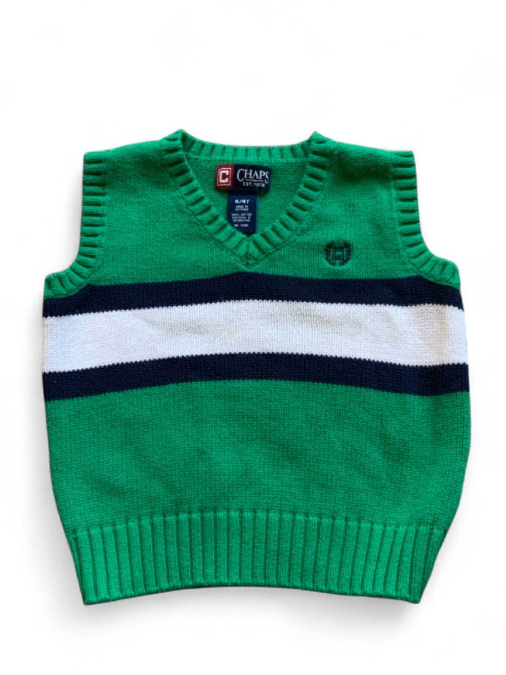 CHAPS Pull Over Vest Boys 4/4T